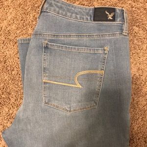 American eagle size 14 high rise jegging.